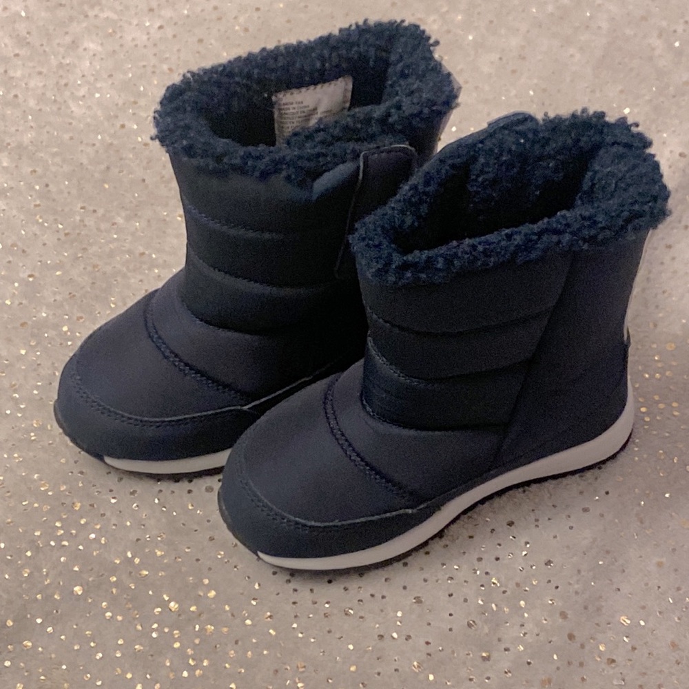 Kids' Quilted Fleece Lined Snow Boot